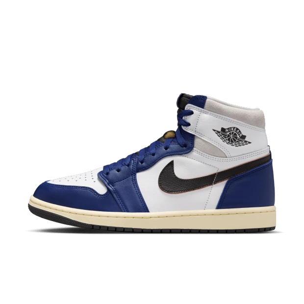 Jordan 1 Retro High OG Rare Air 鞋款 - 白色/黑色/中性灰色/藍色 - 查看 1