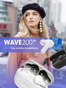 JBL Écouteurs sans fil véritables JBL WAVE 200TWS Bluetooth intra-auriculaires avec super graves