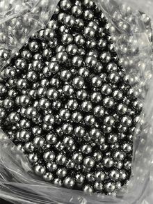 100 件/包 6.5 毫米（0.24 英寸）不锈钢弹弓球，适用于弹弓、狩猎、工业材料、自行车轴承、精密镜面抛光硬化球 - 彩色 - 查看 4