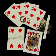 1 pieza Anillo mágico flotante - Truco de magia de cerca - Levitación mágica - Juguete - Utilería de escenario - Actuación festiva - Artículo mágico - Regalo festivo - Utensilio para actuación de fiesta
