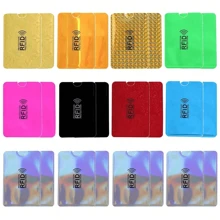 12/24/30pcs Anti Blocking Reader Lock Bank Card Credit Card Protector,Rfid Blocking Sleeves,ID Card Case Protector Metal Aluminium Case Card Holder, Wallet Business Card Holder, Credit Card Holder For Women For Men