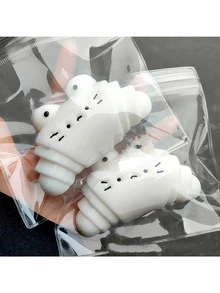 高品质柔软小猫咪减压玩具，柔软挤压猫角袋，缓解压力的坐立不安玩具，派对小礼品，可爱礼物 - 彩色 - 查看 9