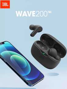 JBL Écouteurs sans fil véritables JBL WAVE 200TWS Bluetooth intra-auriculaires avec super graves