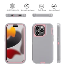 Funda protectora para teléfono a prueba de caídas, golpes y abrasión, de Body completo, resistente y duradera, un estuche protector de tres en uno compatible con iPhone, Galaxy, HONOR y REDMi, resistente al agua y a los arañazos