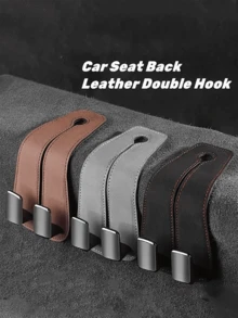Car Hook, Car Seat Back Double Hook, Multifunctional Car Rear Seat Mobile Phone Holder