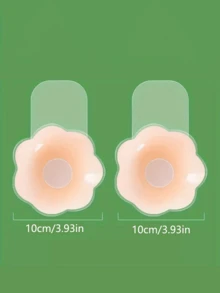 10pcs Reusable Seamless Silicone Nipple Covers, Invisible Breast Lift Tape, Anti-Slip Pasties, Solid Color Bra Accessories, 100% Silicone, Hand Washable,Easy To Clean Bra Accessories,Fits All Bust Sizes - Multicolor - View 6