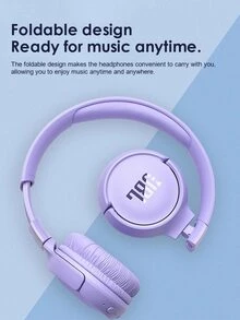 JBL TUNE520BT 蓝牙耳机 无线通话 防噪音耳机 57 小时续航 蓝牙 5.3 - 紫色 - 均碼 - 查看 7