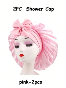 3/2/1pc Silk Bonnet For Sleeping Women ,Luxurious Satin Silky Bonnet With Adjustable Tie,Hair Accessories For Women,Head Scarf For Women's Hair,Hair Care, And Shower Luxurious Satin & Silk Bonnet For Sleeping - Adjustable Comfort Fit With Tie Band - Unisex Night Hair Protection For Men & Women
