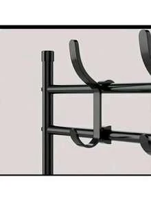 Moca Monica Shoe Rack For Closet, Shoe Organizer With Hat, Coat Rack, Entryway Storage Shelf 5 Tier - White - View 2