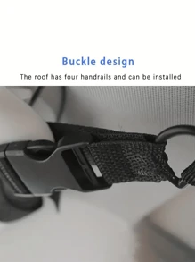 Black Car Ceiling Cargo Net, Reinforced Load-Bearing & Non-Sagging Dual-Layer Mesh Car Roof Storage Organizer, Car Ceiling Cargo Net, Car Roof Storage Organizer For Long-Distance Travel & Camping, Interior Accessories, Car Supplies, Car Interior Accessories, Car Organizing Accessories