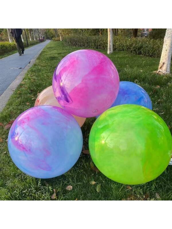 1 Stück - Outdoor Wolke Klatschball Spielzeug, PVC aufblasbarer elastischer Ball, Innen- und Outdoor Lederspielball, elastischer Ball geeignet für Outdoor-Spiele von Männern und Frauen
