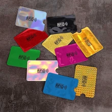 12/24/30pcs Anti Blocking Reader Lock Bank Card Credit Card Protector,Rfid Blocking Sleeves,ID Card Case Protector Metal Aluminium Case Card Holder, Wallet Business Card Holder, Credit Card Holder For Women For Men