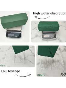 20pcs/10pcs/5pcs/4pcs/2pcs 6.5 Inch/4 Inch*4.7 Inch/4 Inch*3.1 Inch/4 Inch Round Floral Foam, Green Dry & Wet Floral Foam Blocks, Suitable For Weddings, Artificial Walkways, Party Decorations, Fresh Flower Arrangements, Room Decor - Multicolor - View 10