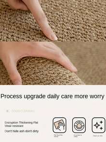 1 Pcs Waterproof Non-Slip Cat Scratching Mat , Suitable For Cats And Dogs Durable Mat, Anti-Scratch Design, Multi-Functional Home Decoration, Pet Scratching Board, Modern Cat Furniture, Durable Scratching Mat Feeding Mat - màu nâu - Xem 5