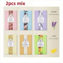 2/6/10/20 件衣橱空气清新剂，悬挂式香囊香薰香包花香香囊袋适用于抽屉衣柜房间壁橱，清新香味清新剂带挂钩（茉莉、玫瑰、薰衣草、百合、海洋、柠檬） - 多款 - 查看 18
