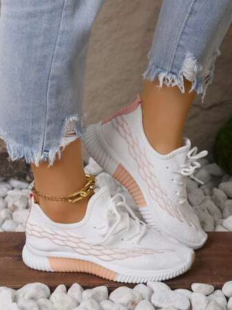 New Summer Casual Sports Shoes, Breathable Women's Running Shoes, Comfortable Soft Commuter Student Campus Sneakers