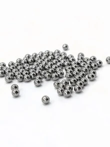 100 件/包 6.5 毫米（0.24 英寸）不锈钢弹弓球，适用于弹弓、狩猎、工业材料、自行车轴承、精密镜面抛光硬化球 - 彩色 - 查看 8