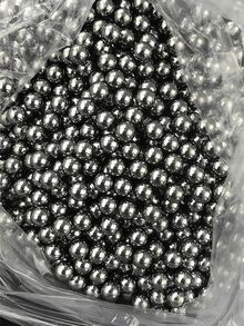 100 件/包 6.5 毫米（0.24 英寸）不锈钢弹弓球，适用于弹弓、狩猎、工业材料、自行车轴承、精密镜面抛光硬化球 - 彩色 - 查看 2