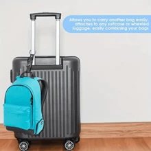 1 套带锁的多功能行李带，可调节防盗旅行包配件，尼龙材质，带钥匙扣和湿巾清洁，适用于各种尺寸的手提包和背包