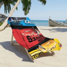 1 pieza Toalla de playa de microfibra con estampado de personaje de dibujos animados Stitch - De secado rápido, diseño absorbente, perfecta para yoga, viajes, natación, fitness, camping - Regalo ideal para el Día de San Valentín, artículo esencial para la playa, toalla de playa | Diseño lúdico | Tela de secado rápido, toalla de playa