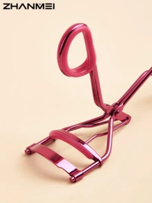 1pc Professional Eyelash Curler, Long Lasting Use, Longer And Fuller Lashes - Easy To Use And For Eyes, Eyelash Curler, Easily Shapes Without Pinching, Professional Beauty Tool For Commercial And Home Use, Portable For Travel. (Rose Red),Makeup,Cheap,Room Decor,Vanity,Travel,Bedroom,Makeup Accessories,Eyelash Curler,Cheap,Stocking Stuffers,Makeup,Makeup Tools,Cheap Stuff,Gifts,Gifts For Women,Christmas Gifts