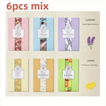 2/6/10/20 件衣橱空气清新剂，悬挂式香囊香薰香包花香香囊袋适用于抽屉衣柜房间壁橱，清新香味清新剂带挂钩（茉莉、玫瑰、薰衣草、百合、海洋、柠檬） - 多款 - 查看 13