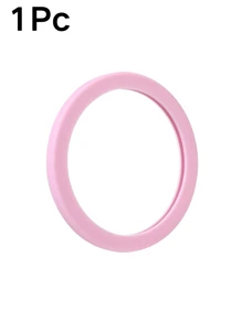 3/1 pezzi Specchio compatto portatile alla moda in silicone, in più colori, adatto per uso domestico e da viaggio, design con manico largo e superficie dello specchio ad alta definizione, per trucco/cura, decorazione soggiorno/camera da letto/bagno, accessori da viaggio, matrimoni/feste/compleanni/regali per lui/lei/amici/insegnanti/Capodanno, idea regalo divertente