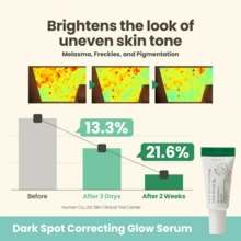 AXIS-Y Bộ quà tặng du lịch Mini Glow Trio Dark Spot Correcting - Nước hoa hồng 0,41 Fl. Oz., Huyết thanh 0,169 Fl. Oz., Kem 0,169 Fl. Oz. - Chăm sóc da thuần chay Hàn Quốc - Trong sáng - Xem 4