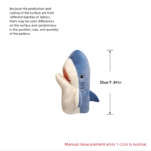 25厘米/9.84英寸互动动物手偶毛绒玩具 - 柔软填充动物毛绒趣味教育玩具，适合角色扮演和讲故事 | 动物园主题儿童学习礼物，防过敏且可水洗，特别生日礼物，派对礼物 - 彩色 - 查看 3
