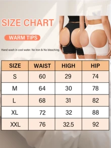 Women's Mid Waist Butt Lifter Shapewear Shorts, Lace Edge Seamless Hip Enhancer Underwear, Tummy & Thigh Shaper For All Season Wear-Black - màu đen - Xem 2