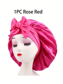 3/2/1pc Silk Bonnet For Sleeping Women ,Luxurious Satin Silky Bonnet With Adjustable Tie,Hair Accessories For Women,Head Scarf For Women's Hair,Hair Care, And Shower Luxurious Satin & Silk Bonnet For Sleeping - Adjustable Comfort Fit With Tie Band - Unisex Night Hair Protection For Men & Women