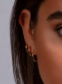 CIZME Piercing de nariz de argola de aço inoxidável 16G-20G, piercing de cartilagem, argola de nariz, joia para mulheres e homens, argolas de nariz prateadas, douradas e pretas de 6 mm, 8 mm e 10 mm, argola de segmento articulada Y2K, piercing de argola de septo, argola de cartilagem, argola de aço inoxidável para hélix tragus, lábio, septo, brinco de argola