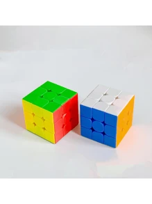1pc Speed Cube - 3x3 Sticker-Less Magic Cube, Children Educational Toy, Ideal Birthday Gift