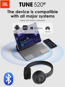 JBL TUNE520BT 蓝牙耳机 无线通话 防噪音耳机 57 小时续航 蓝牙 5.3 - 紫色 - 均碼 - 查看 8