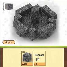 创意像素磁性积木套装，磁性立方体玩具，用于构建场景，STEM 感官游戏，构建磁性世界，益智积木玩具，适合 3 岁以上男孩和女孩，生日、节日礼物（款式随机搭配） - 彩色 - 查看 17