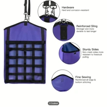 1pc Oxford Cloth Durable Hay Bag, Large Capacity Horse Feeding Bag, Portable Dried Grass Storage Bag