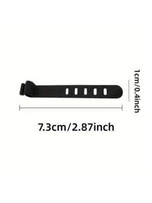 60/30/10PCS Silicone Cable Organizer Travel Reusable USB Wire Cable Ties Cable Winder Wire Organizer Cable Cord Storage Holder Bag