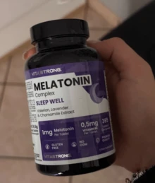 Vitastrong Melatonin Complex 365 Micro-Tablets, Melatonin 1mg With Chamomile, Valerian, Lavender And Vitamin B6, Melatonin For Sleep, Sleep, Jet Lag, Pure Melatonin Slow Release Sugar Free - Others - View 3