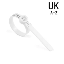 Ring Sizer Measure With Magnifier Finger Gauge Genuine Tester Finger Coil Ring Sizing Tool UK/US/EU/KOR Size Measure Ring Sizer