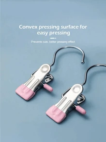 50/40/30/20/15/10/5 Pieces Of Stainless Steel Clothes Clip, Laundry Clothes Nail With Hook, Boot Hangers For Closet, Clips With Hooks, Portable Hanging Clothes Clip, Wardrobe Organizer, Multi-Function Single Clip Clothes Hanger, Bootleg Clip, Seamless Hooks Fabric Organizer For Pants, Hats, Skirts, Socks, Shoes Dress Pants Shoes Jeans Boots Skirt