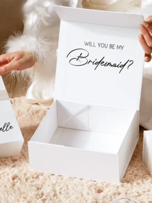 Boîte cadeau personnalisée pour demoiselle d'honneur, boîte cadeau de fête de la mariée avec aimant, boîte de proposition personnalisée pour demoiselles d'honneur, boîte cadeau vide, faveur de mariage de luxe, fournitures scolaires, rentrée scolaire, cadeau scolaire, pour le bureau, pour l'école, pour la classe, pour les cadeaux d'enseignants, pour l'université, pour les collègues, pour les chambres d'étudiants, pour les enseignants, pour les garçons et les filles, pour les adolescents, élèves de collège, élèves de lycée, étudiants universitaires, étudiants de première année, étudiants de deuxième année, élèves du secondaire