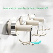 Octopus Suction Cup Rotatable Hooks - Unique Minimalist Design, Suitable For Kitchen, Bathroom, Closet, Living Room, Bedroom. Organize Home, Say Goodbye To Clutter