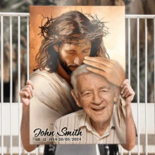 3 Style - Add Loved One To Photo, Memorial Gift For Dad Mom, Loss Of Father Mother, Family Portrait From Photos, Combine Photos, Artwork Wall Painting For Gift, Keepsake, Bathroom, Bedroom, Office, - As Shown - View 5