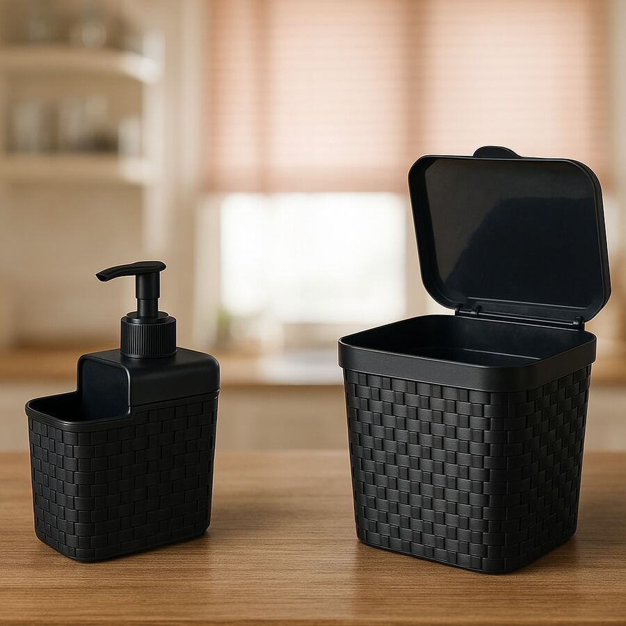 Soap & Lotion Dispenser - Black - View 1