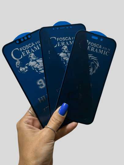 Película Cerâmica Transparente Fosca Privacidade Privacy para Celular Android SAM Galaxy Anti Digital A02, A02s, A05, A05s, A10, A10s, A12, A14, A15, A20, A22 4G, A22 5G, A24, A25, A30, A30s, A31, A32 4G, A32 5G, A33, A34, A35, A50, A50s, A51, A52, A52s, A53, A54, A55, A71, A72, A73, A80, A81, A90, A91, M12, M14, M15, M21, M21s, M22, M31, M32, M34, M35, M51, M52, M53, M54, M55, M62
