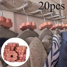 5/10 件天然雪松木花樟脑丸 - 高品质除湿剂，适用于衣柜、抽屉和储藏室家居整理，散发清新香味