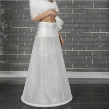 Cheap But High Quality Spandex Waist A Line Underskirt Petticoat Wedding Party Evening Prom Dress Slip100% Same As Picture - White - View 1