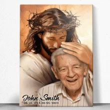 3 Style - Add Loved One To Photo, Memorial Gift For Dad Mom, Loss Of Father Mother, Family Portrait From Photos, Combine Photos, Artwork Wall Painting For Gift, Keepsake, Bathroom, Bedroom, Office, - As Shown - View 3