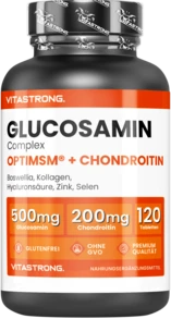 Vitastrong Glucosamine Chondroitin With MSM, Glucosamine Complex MSM Supplement, Bones, Joints, Cartilage, Premium Quality - Others - View 2