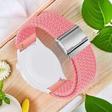 20mm Quick Release Sport Loop Band Compatible With Samsung Galaxy Watch 7 6 5 4 Band 40mm 44mm/Watch 5 Pro 45mm/Galaxy Watch 4 6 Classic Band 42mm 46mm 43mm 47mm/Watch 3 41mm/Active 2 Band,Compatible With Garmin Vivoactive 5/Active5/Venu/Venu Sq/Forerunner245/645 Watch Band,Compatible With Amazfit GTR Mini/Bip3 Pro/GTS4 Mini/Pop Pro Watch Band,Nylon Braided Strap Women Men